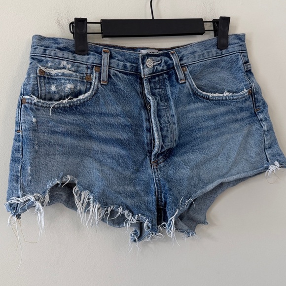 Agolde Parker Vintage Cut Off Short Dark Swapmeet Size 28 - Picture 3 of 7
